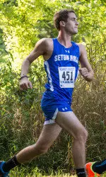 Sophomore Victor Ricci helped the Pirates to a runner-up finish on Sunday