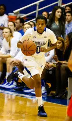 Daisha Simmons scored a game-high 24 points in the win over Marquette on Friday night.