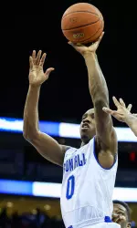 Freshman Khadeen Carrington is averaging 14.5 points, 5.5 rebounds and 4.5 assists in two games started