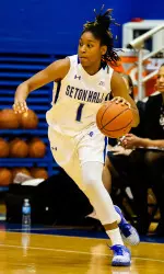 Tabatha Richardson-Smith finished with 14 points and 13 rebounds for The Hall.