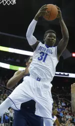 Freshman Angel Delgado has grabbed 15 rebounds in each of the last two contests and is averaging 10.8 rpg in BIG EAST play