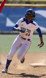 Yasmin Harrell was named to the BIG EAST Honor Roll after hitting .375 last weekend in San Diego.