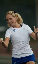 The Hall's Isabell Klingert has won nine straight singles matches.