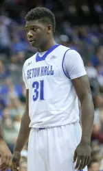 Seton Hall's Angel Delgado is the top freshman rebounder in the nation and became just the second rookie ever to earn the BIG EAST rebounding title