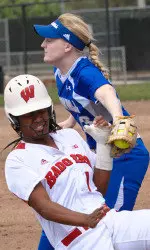 Alexis Walkden hit a pair of home runs last week and has nine already this season.