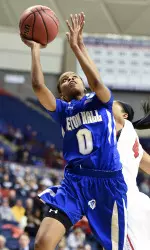 Daisha Simmons averaged 2.8 steals per game during BIG EAST play.
