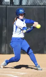 Faith Laudano homered twice on Sunday, the first multi-home run game of her career.