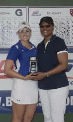 Erin McClure was BIG EAST runner-up.