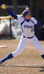 Senior standout Danielle DeStaso is one of seven Pirates entering their final home series looking to help The Hall earn a trip to Rosemont next weekend
