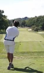 A sold out crowd of golfers participated at the annual Pirate Blue Golf Outing.