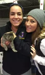 Cassie Pantelas (left) and McKenzie Cutter