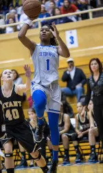 Tabatha Richardson-Smith had a 26-point, 11-rebound double-double and added five assists