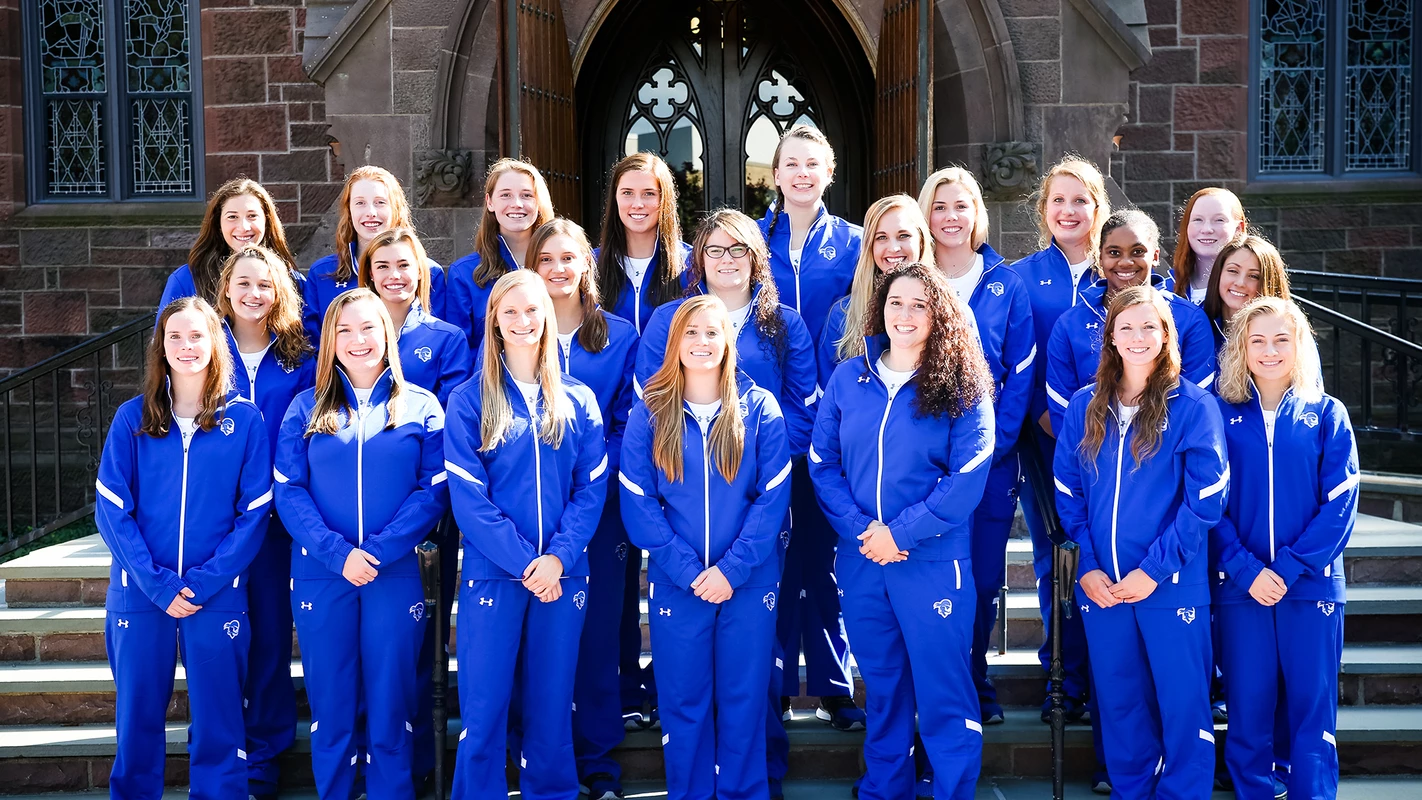 2016-17 Women's Swimming & Diving Team Photo