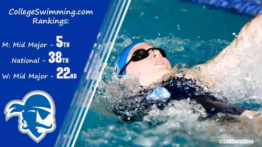 Women's Swim Rankings Graphic