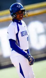 Yasmin Harrell hit .474 with six stolen bases and eight runs scored on the week