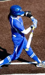 Ragen Reddick connected on her first career home run in the third inning of game two