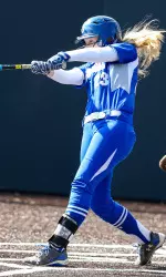 Alexis Walkden had four hits, three RBIs and scored a game-winning run in the doubleheader