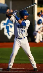 Matt Fortin reached base twice today.