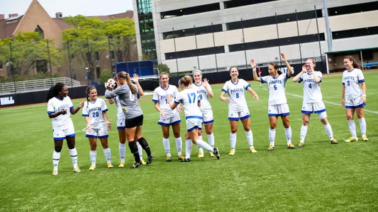 WSOC lineup huddle group team