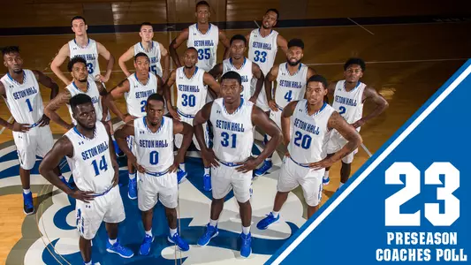 2017-18 Men's Basketball Preseason Top 25 Coaches Poll Graphic