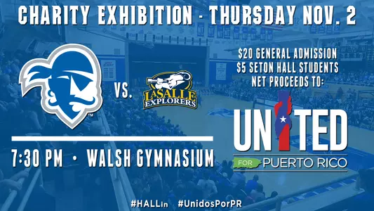 United for Puerto Rico Charity Exhibition Graphic