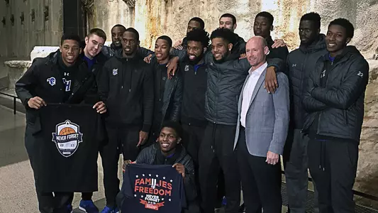 Men's Basketball Team Visit to 9-11 Memorial Museum
