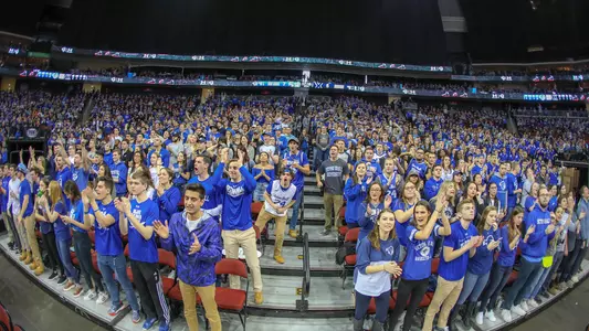 Prudential Center Fans During Xavier Game