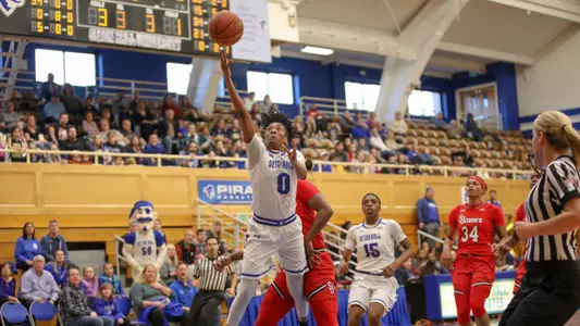 JaQuan Jackson driving against St. John's