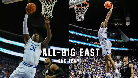 Angel Delgado and Desi Rodriguez All-BIG EAST