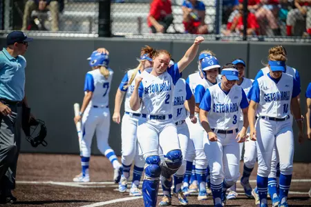 SOftball celebration Peck dancing