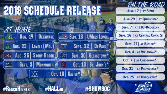 2018 WSOC Schedule Graphic