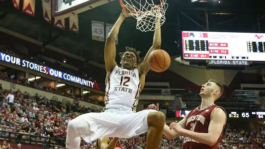 Ike Obiagu dunk vs. Boston College while at Florida State