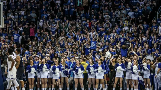 Student Crowd During Seton Hall-Villanova Game