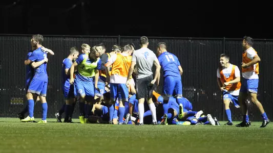 Group celebration at Army