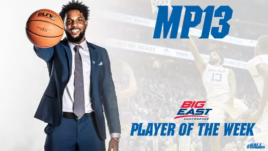Myles Powell BIG EAST Player of the Week Graphic