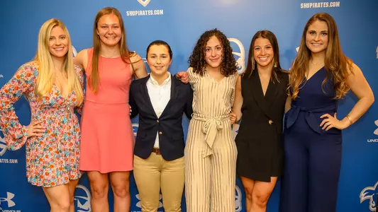 Women's Soccer at Senior Banquet