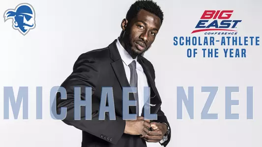 Michael Nzei Scholar-Athlete of the Year Graphic