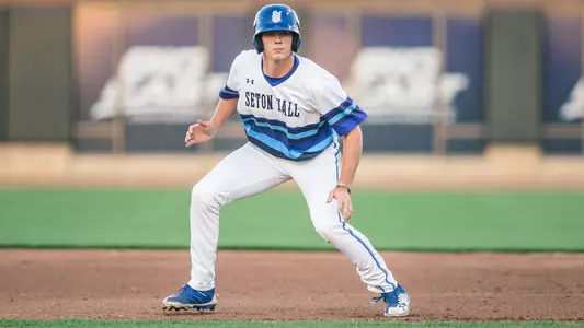 St. John's takes on Georgetown in the Big East Tournament at Prasco Park on May 23, 2018.