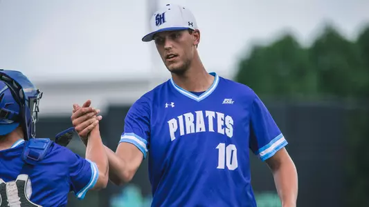 Seton Hall takes on St John's in the Big East Tournament at Prasco Park on May 27, 2018.