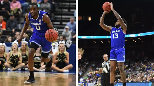 Quincy McKnight and Myles Powell All-Met winners
