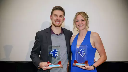 Peyton Elder and Taylor Cutcliff Senior Scholar Athletes of the Year