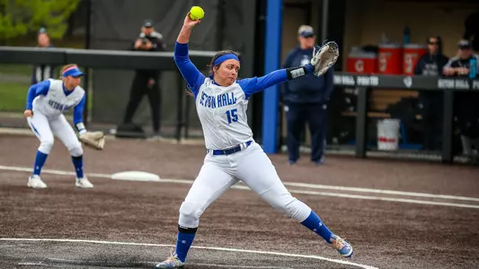 Reganne Camp Pitching vs. Georgetown