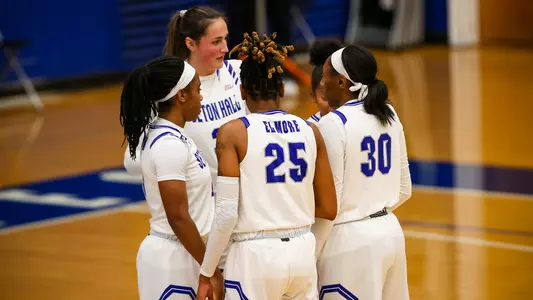 Seton Hall Women's Basketball Huddle