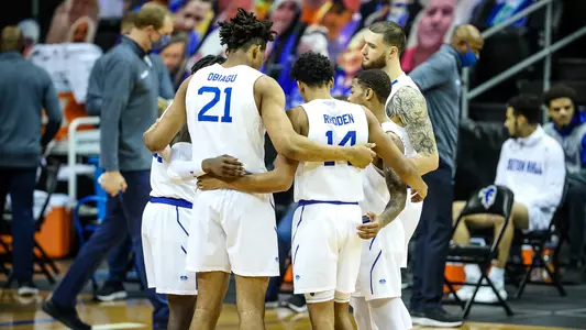 Team Huddle vs. St. John's