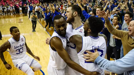 Sandro Mamukelashvili Celebrating Game-Winner