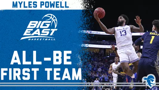 Myles Powell All-BIG EAST first team graphic