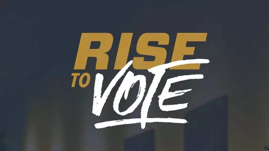 Rise to Vote Graphic