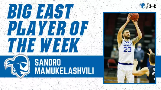 Sandro Mamukelashvili BIG EAST Player of the Week
