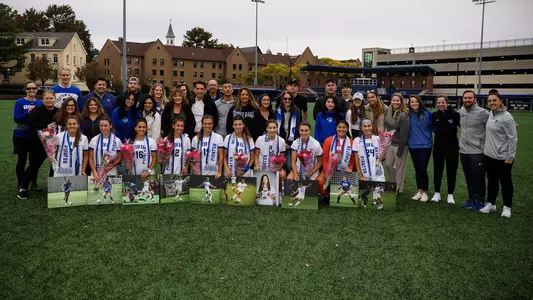 Women's Soccer Senior Day 2021 Group Photo