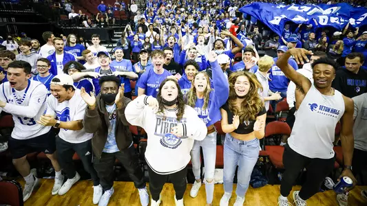Student Fans at Seton Hall vs. FDU